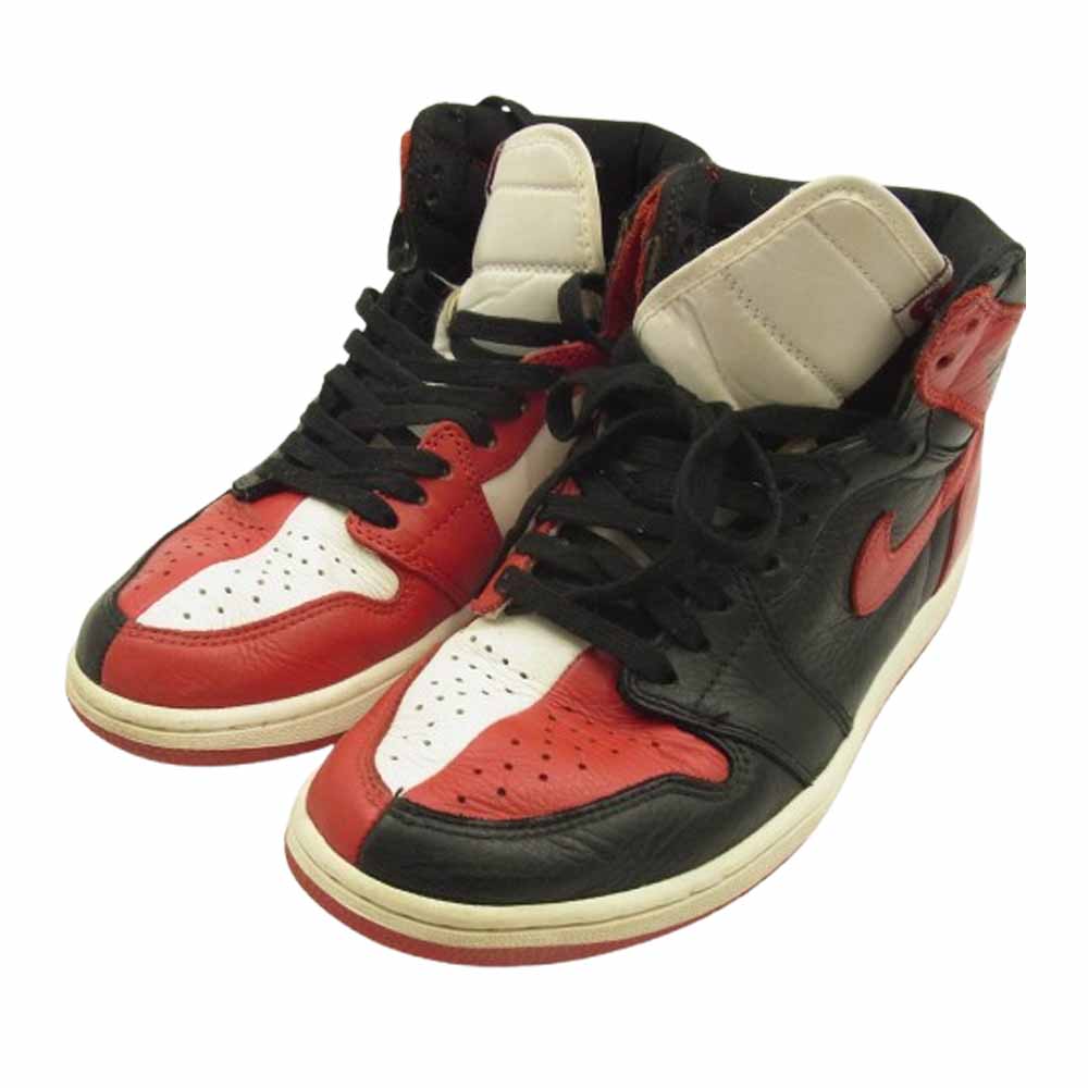 NIKE ナイキ 861428-061 Air Jordan 1 RETRO High OG NRG Homage To Home エアジョーダン1 レトロ ハイ オマージュ・トゥ・ホーム スニーカー 26.5cm【中古】