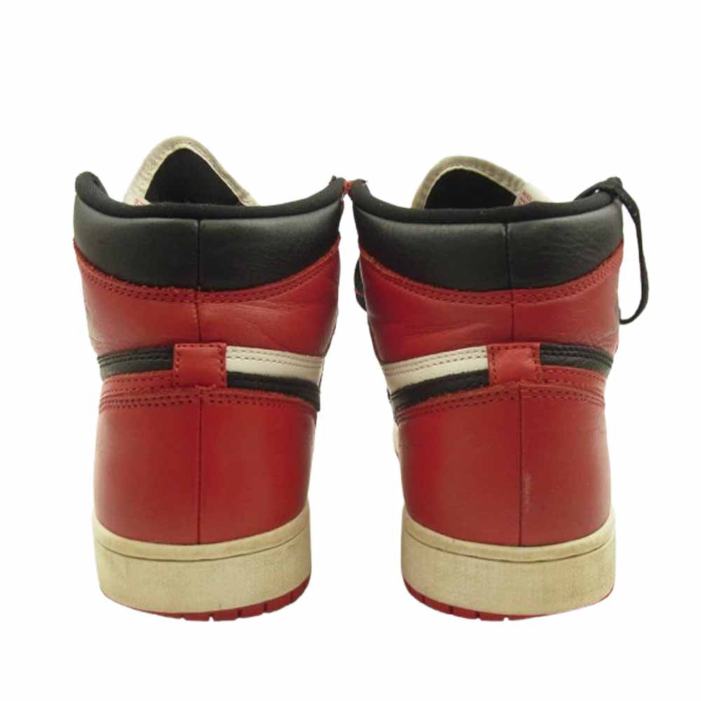 NIKE ナイキ 861428-061 Air Jordan 1 RETRO High OG NRG Homage To Home エアジョーダン1 レトロ ハイ オマージュ・トゥ・ホーム スニーカー 26.5cm【中古】