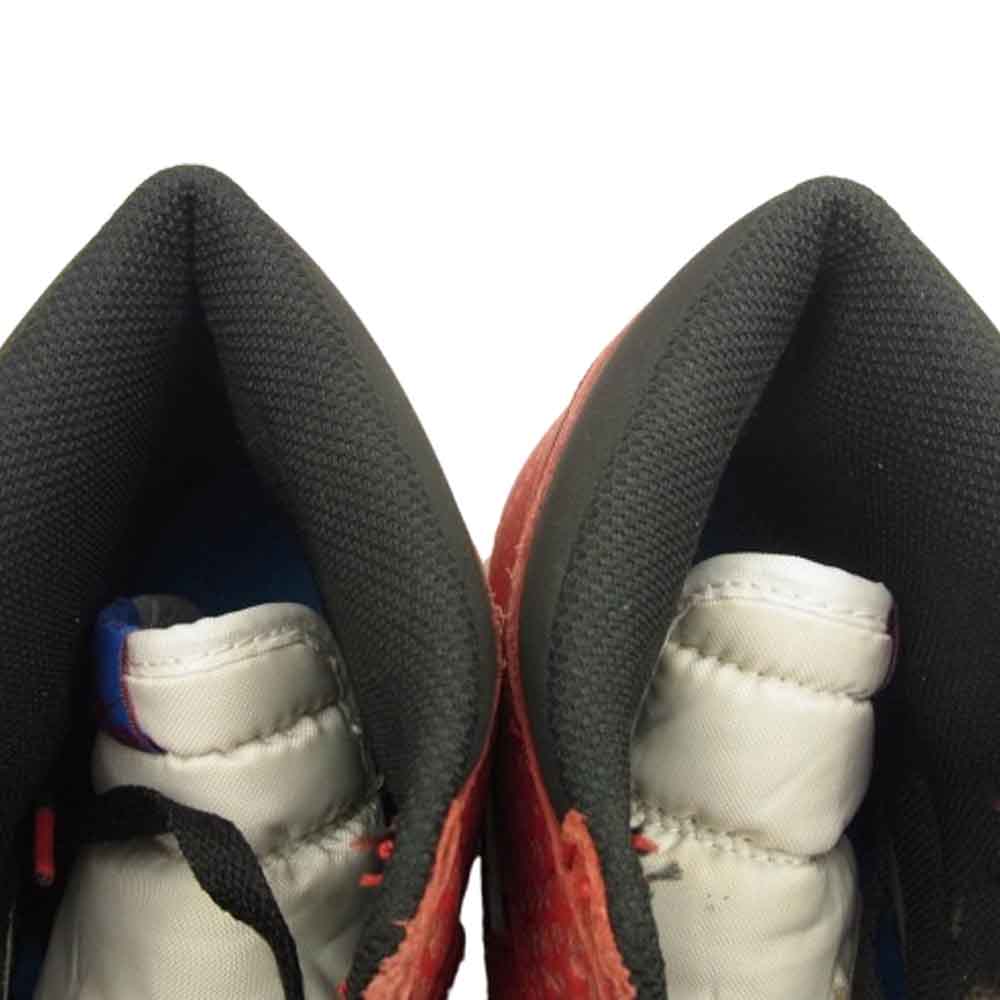 NIKE ナイキ 555088-602 Spiderman Air Jordan 1 Origin Story スパイダーマン エアジョーダン1  オリジンストーリー スニーカー 29.5cm【中古】