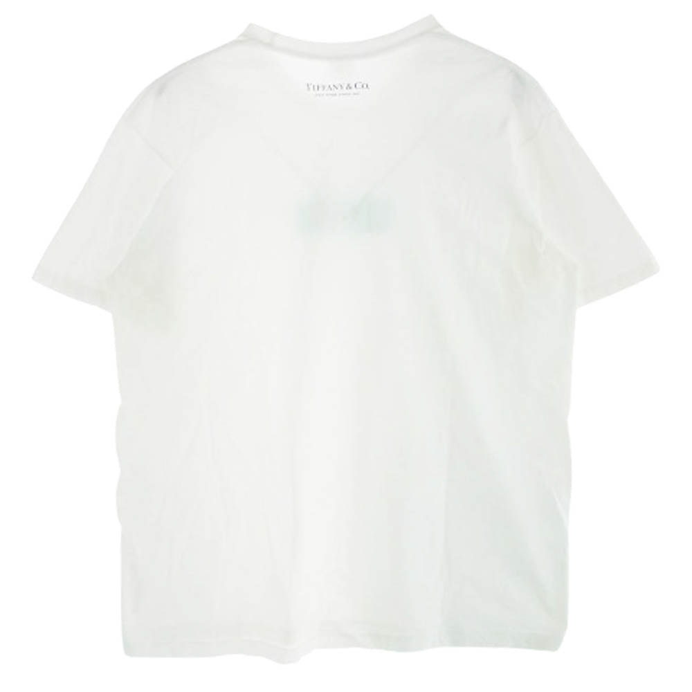 Supreme シュプリーム 21AW Tiffany & Co. Box Logo Tee ティファニー ボックス ロゴ Tシャツ ホワイト系 XL【中古】