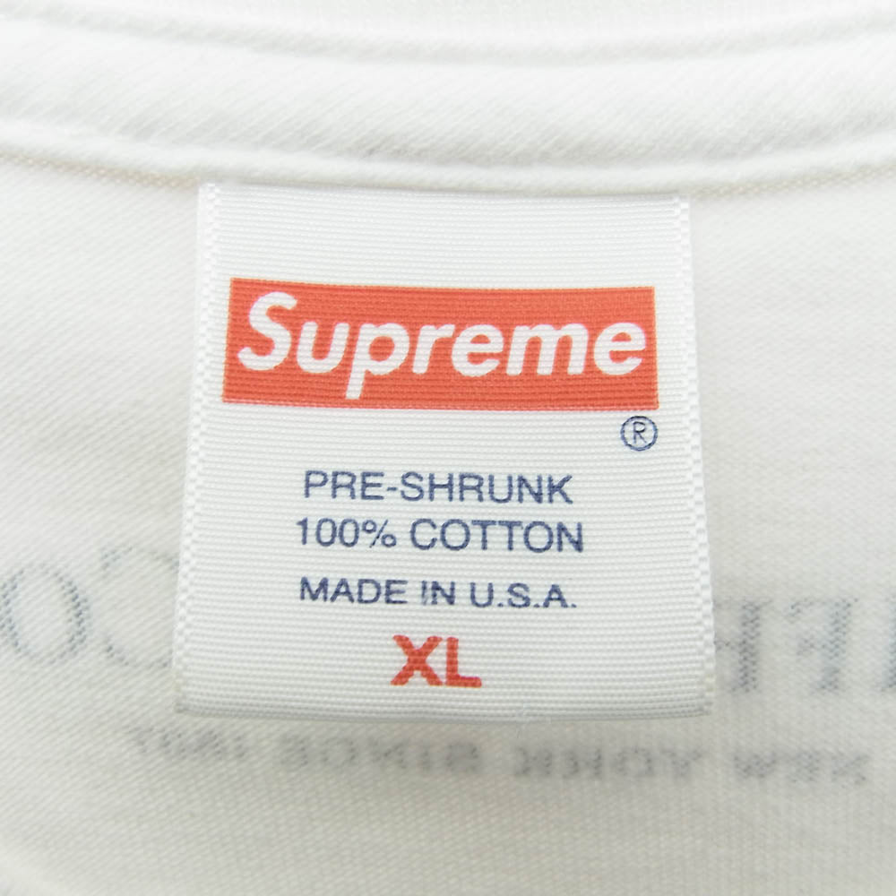 Supreme シュプリーム 21AW Tiffany & Co. Box Logo Tee ティファニー ボックス ロゴ Tシャツ ホワイト系 XL【中古】