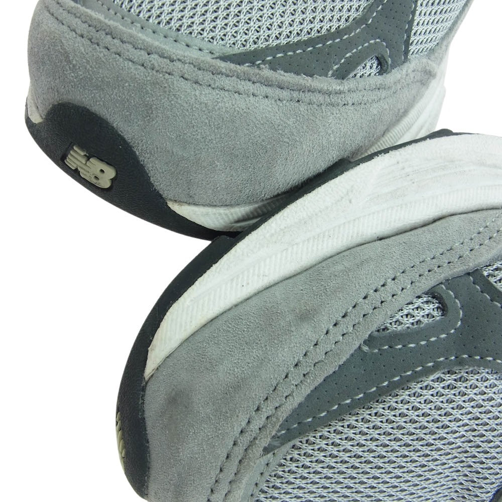 NEW BALANCE ニューバランス M990GL3 990 USA製 クラシックモデル ローカット スニーカー グレー系 UK8.5【中古】