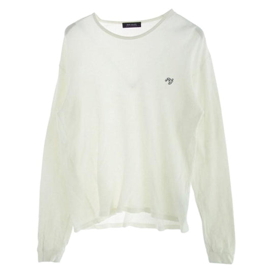 RUDE GALLERY ルードギャラリー RG1099 BASIC WAFFLE LS ベーシック ワッフル 長袖 Tシャツ ホワイト系 3【中古】