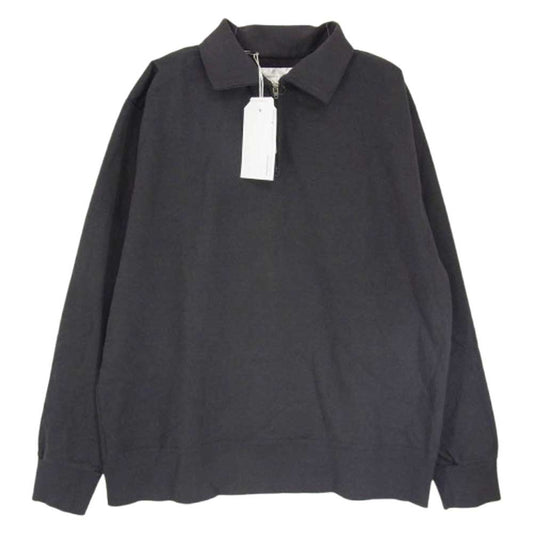 ネセサリーオアアンネセサリー 90012077 ZIP PULL ハーフジップ スウェット シャツ トレーナー ネイビー系 L【中古】