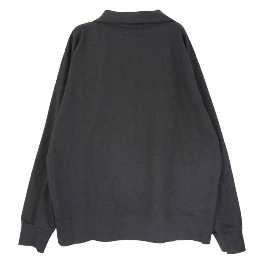 ネセサリーオアアンネセサリー 90012077 ZIP PULL ハーフジップ スウェット シャツ トレーナー ネイビー系 L【中古】