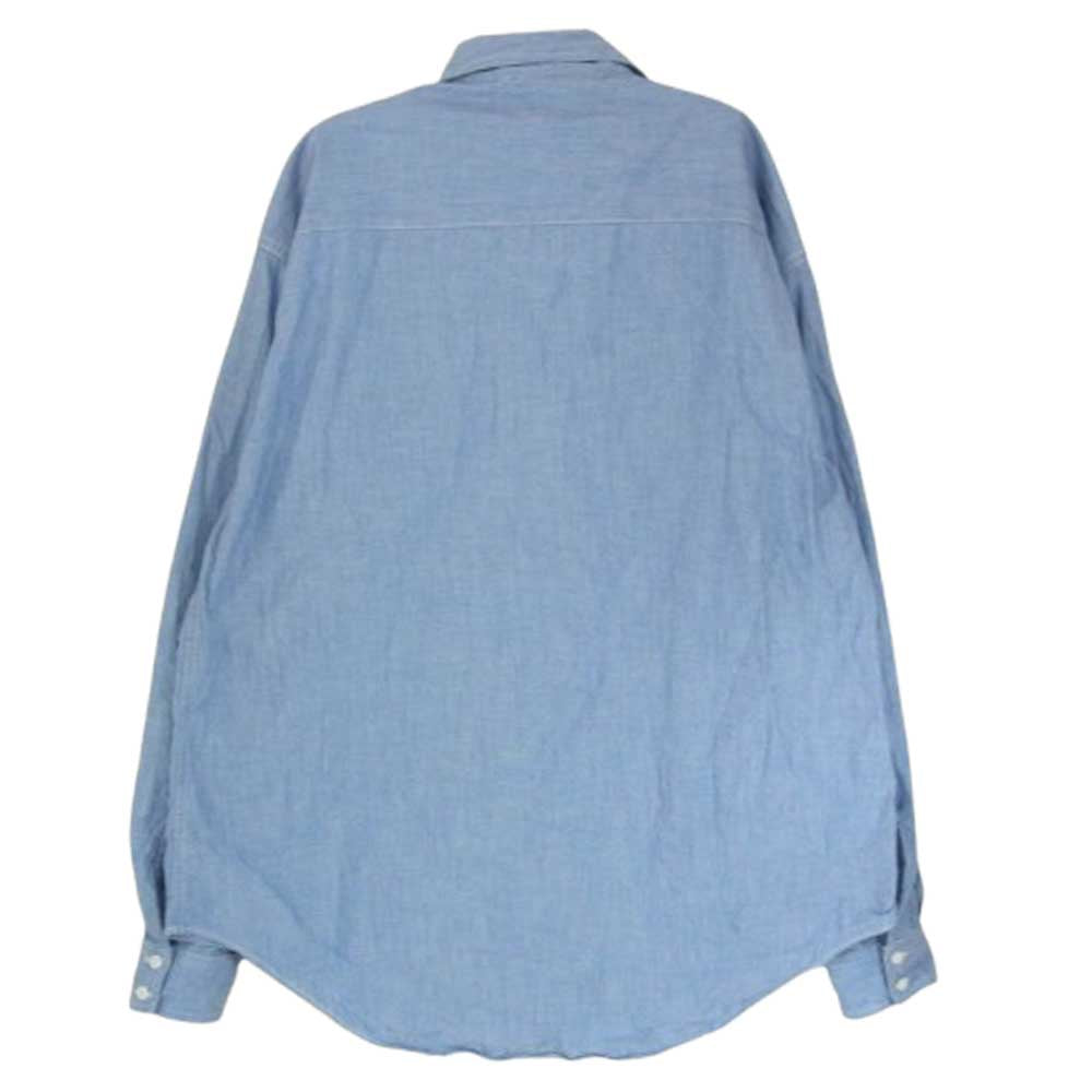 ネセサリーオアアンネセサリー WESTERN ウエスタン 長袖 シャツ ブルー系 3【中古】
