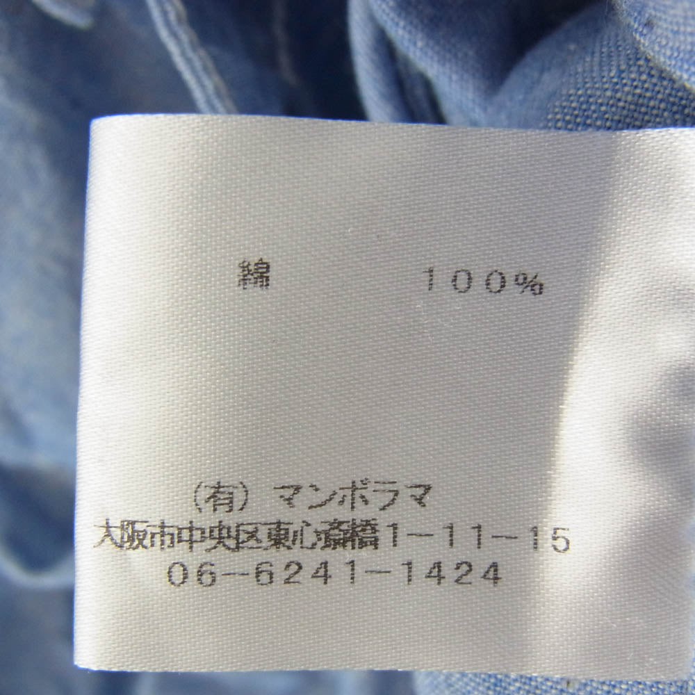 ネセサリーオアアンネセサリー WESTERN ウエスタン 長袖 シャツ ブルー系 3【中古】