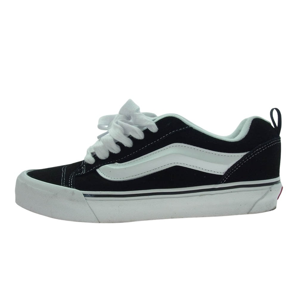 VANS バンズ 507452 Knu Skool ニュースクール ローカット  スニーカー ブラック系 27.5cm【中古】