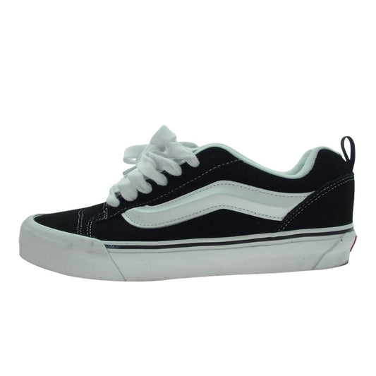 VANS バンズ 507452 Knu Skool ニュースクール ローカット  スニーカー ブラック系 27.5cm【中古】