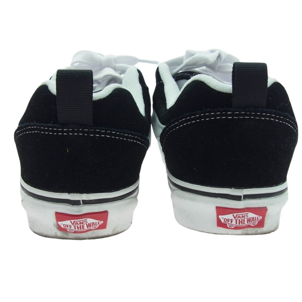 VANS バンズ 507452 Knu Skool ニュースクール ローカット  スニーカー ブラック系 27.5cm【中古】