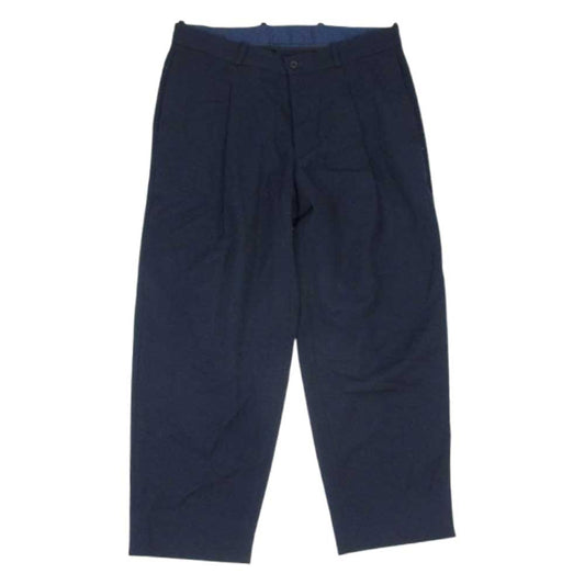 ナウン 90012035 NECESSARY or UNNECESSARY ネセサリー オア アンネセサリー SCHOOL BOTTOM B スラックス タックパンツ ネイビー系 1【中古】