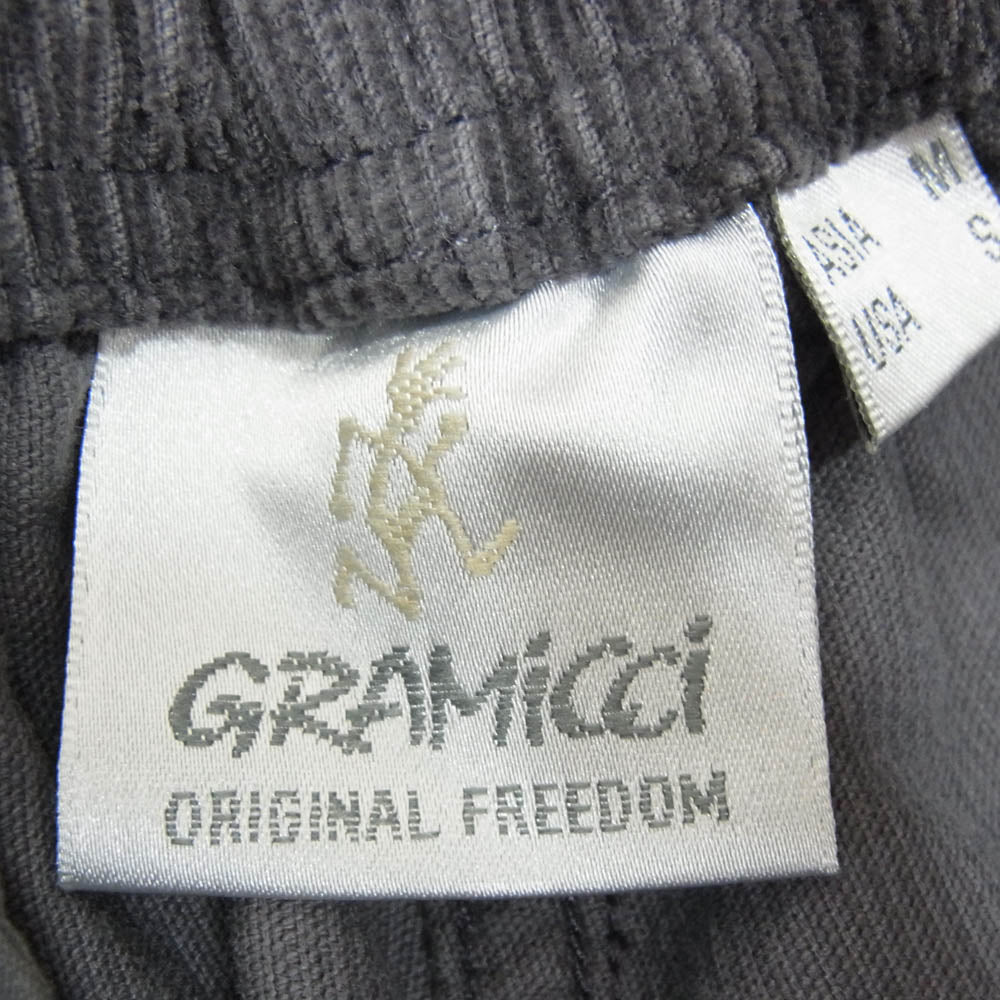 Gramicci グラミチ G55M-P093 CORDUROY G-SHORT コーデュロイ Gショーツ ハーフ パンツ チャコール系 M【極上美品】【中古】