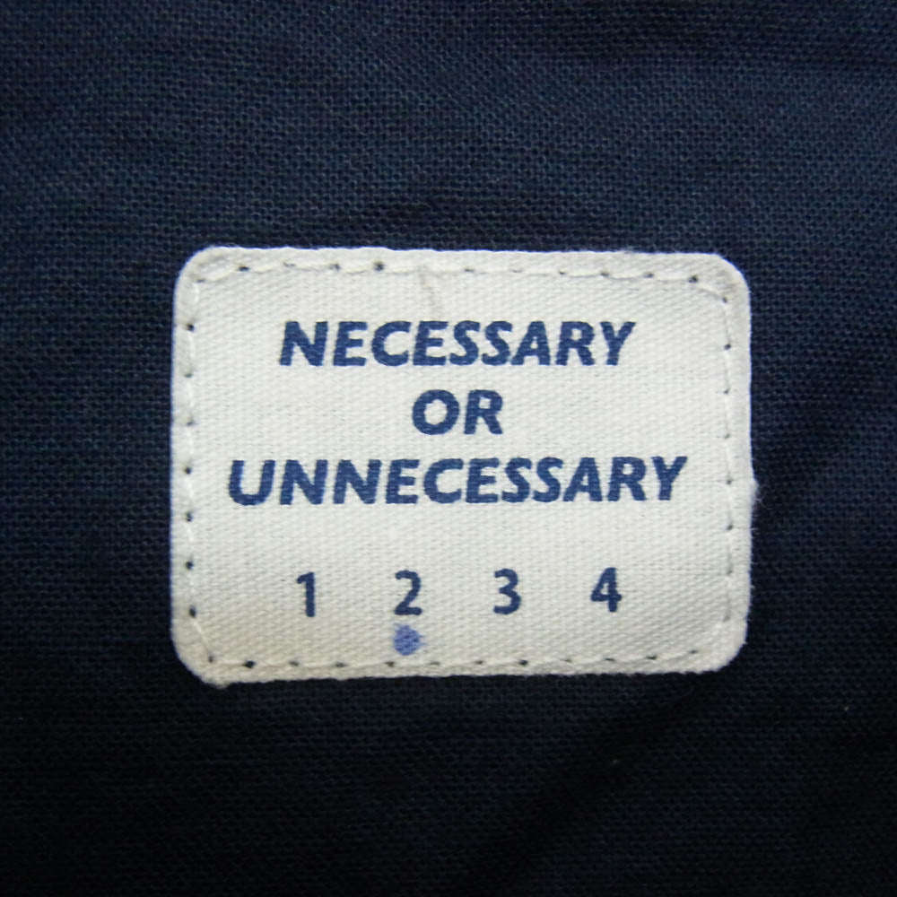 ネセサリーオアアンネセサリー 90012088 SUMMER UNIFORM サマー ユニフォーム シャツ ジャケット ネイビー系 M【中古】