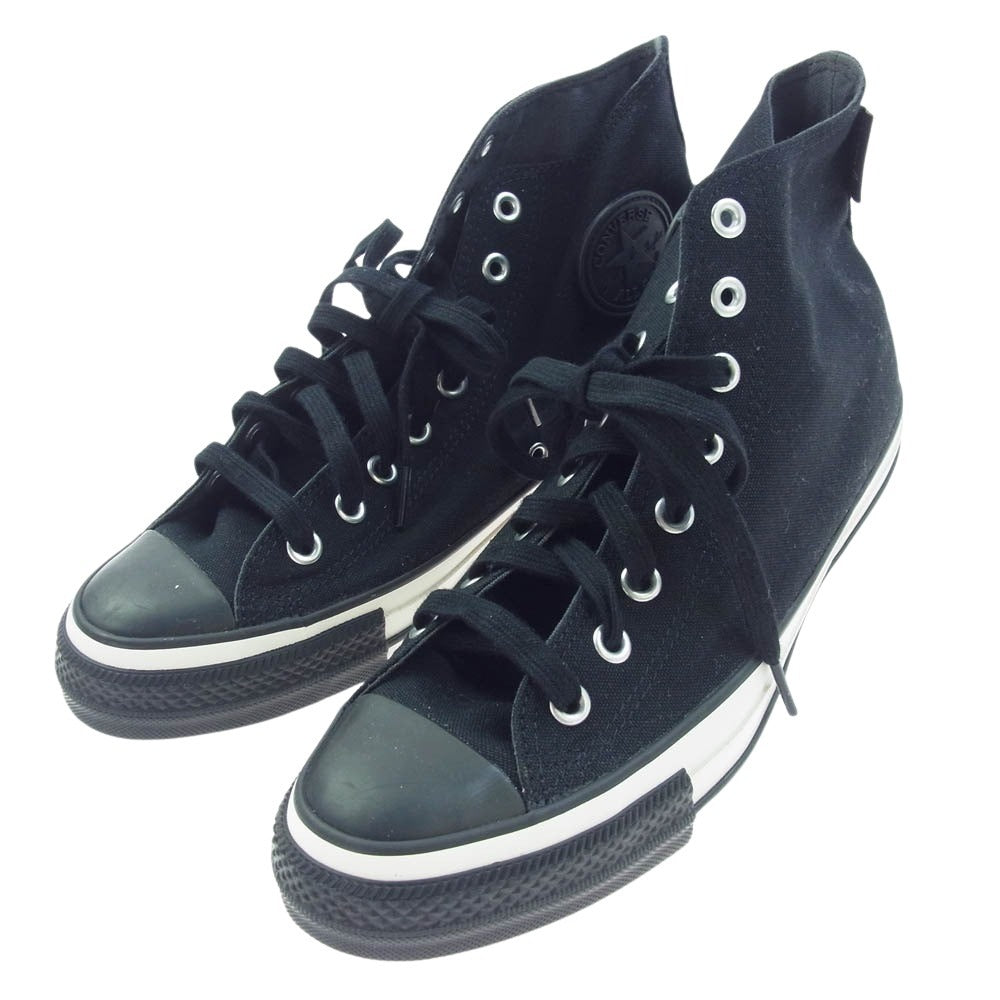 CONVERSE コンバース × agnes b. アニエスベージャパンタグ付属  ALL STAR REACT2.0 オールスター リアクト ハイカット スニーカー ブラック系 27.5cm【美品】【中古】