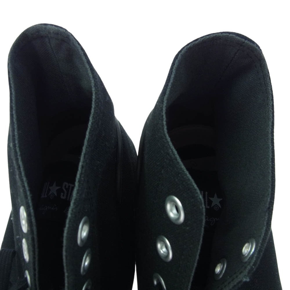 CONVERSE コンバース × agnes b. アニエスベージャパンタグ付属  ALL STAR REACT2.0 オールスター リアクト ハイカット スニーカー ブラック系 27.5cm【美品】【中古】