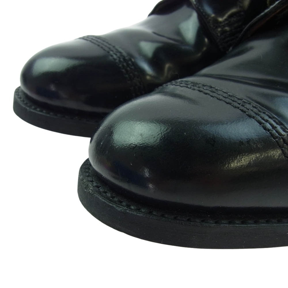 SANDERS サンダース 1128B 英国製 MILITARY DERBY SHOERS ミリタリー ダービー シューズ ブラック系 7.5【中古】