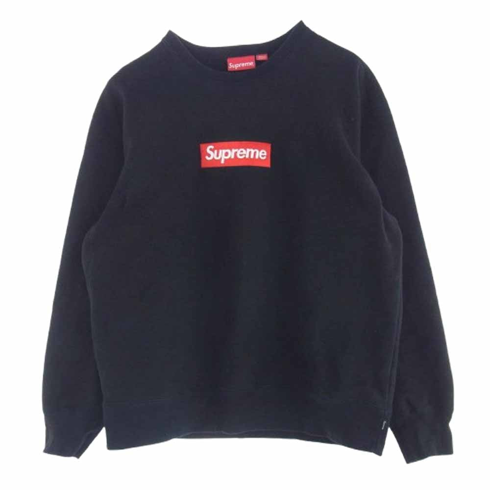 Supreme シュプリーム 22AW Box Logo Crewneck ボックス ロゴ クルーネック ブラック系 L【中古】