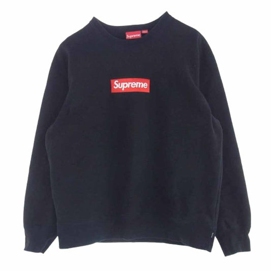 Supreme シュプリーム 22AW Box Logo Crewneck ボックス ロゴ クルーネック ブラック系 L【中古】