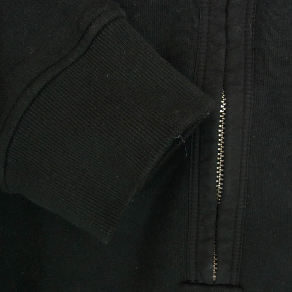 STONE ISLAND ストーンアイランド 24AW 811563420 ワッペンロゴ付き ハーフジップ スウェット ブラック系 S【中古】