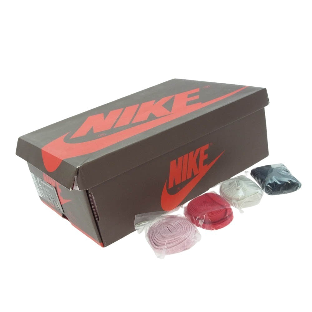 NIKE ナイキ CD4487-100 Travis Scott Air Jordan 1 Retro High OG TS SP Sail/Dark Mocha トラヴィススコット エアジョーダン1 レトロ ハイ OG TS SP セイル/ダークモカ スニーカー【フェイクバスターズ鑑定済み】 ブラウン系 ホワイト系 27.5cm【中古】