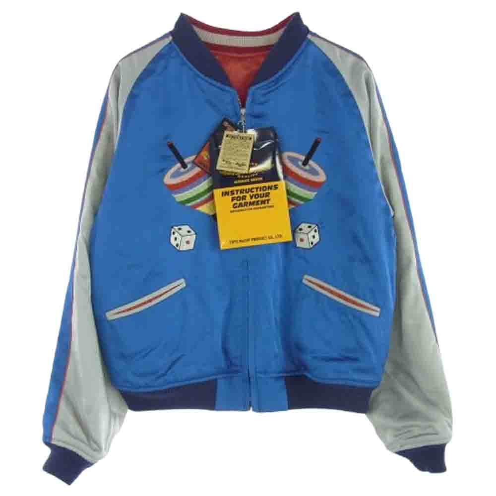 TOY'S McCOY トイズマッコイ TMJ2511 THE GOLDEN AGE ゴールデンエイジ 昭和100年記念 リバーシブル スカジャン スーベニアジャケット 傷だらけの天使 乾亨 兎と独楽 XL【極上美品】【中古】