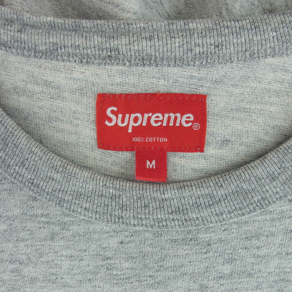 Supreme シュプリーム 18AW Peace S/S Top ピース 半袖 Tシャツ グレー系 M【中古】