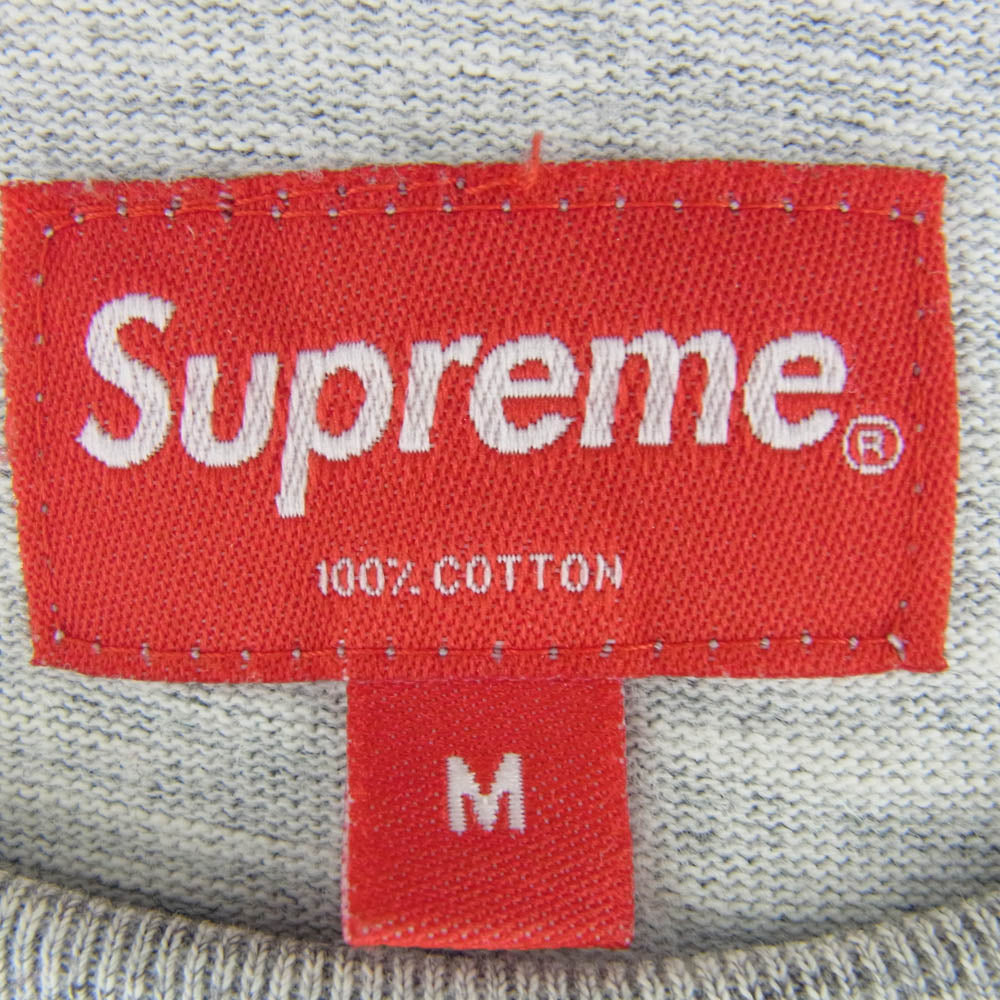 Supreme シュプリーム 18AW Peace S/S Top ピース 半袖 Tシャツ グレー系 M【中古】