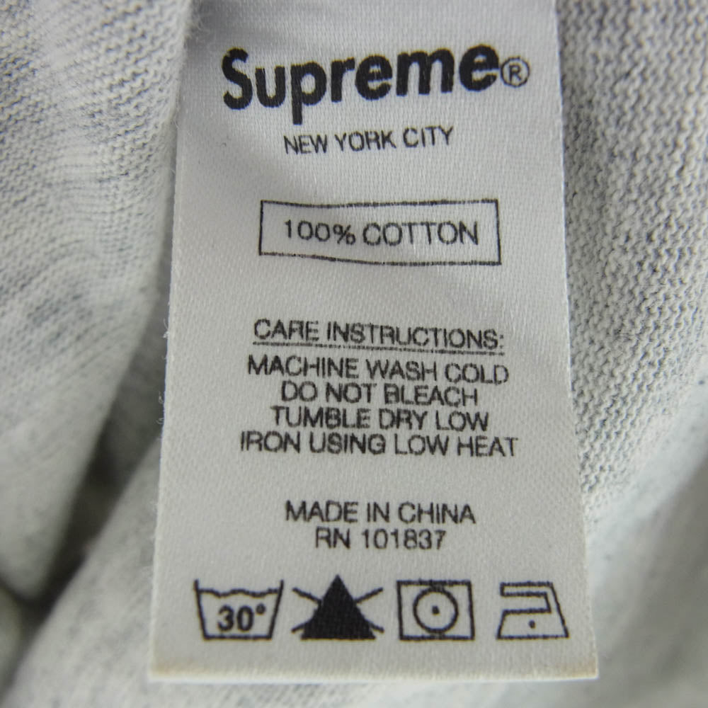 Supreme シュプリーム 18AW Peace S/S Top ピース 半袖 Tシャツ グレー系 M【中古】