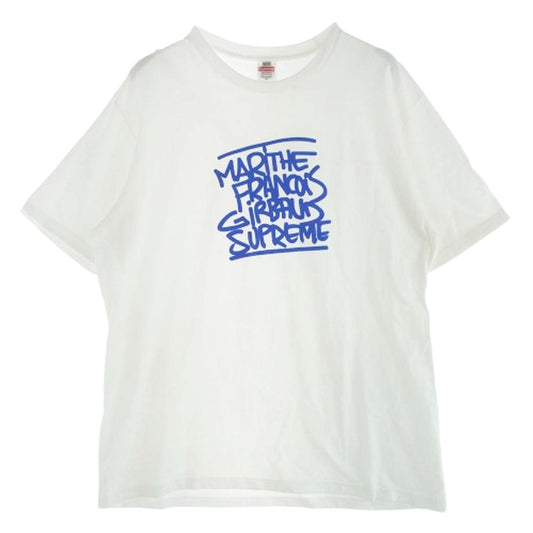 Supreme シュプリーム 25SS Marithe Francois Girbaud Tee マリテ フランソワ ジルボー プリント Tシャツ ホワイト系 XL【中古】