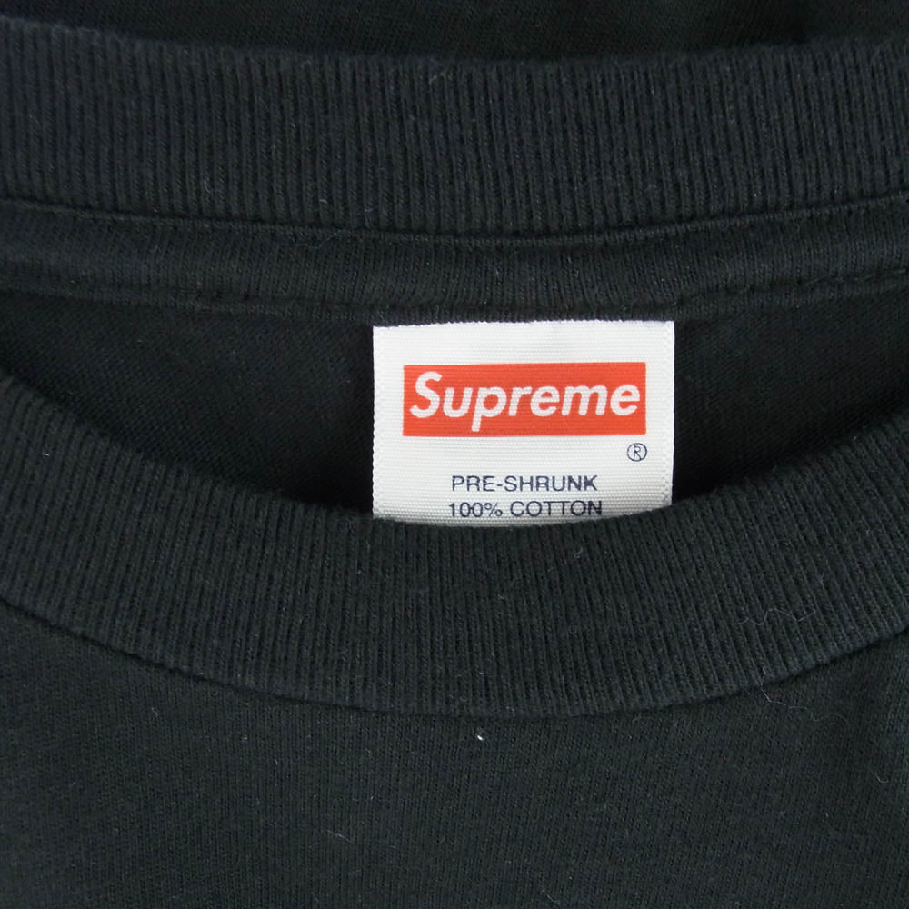 Supreme シュプリーム 25SS painted tee ペイント Tシャツ ブラック系 XL【中古】