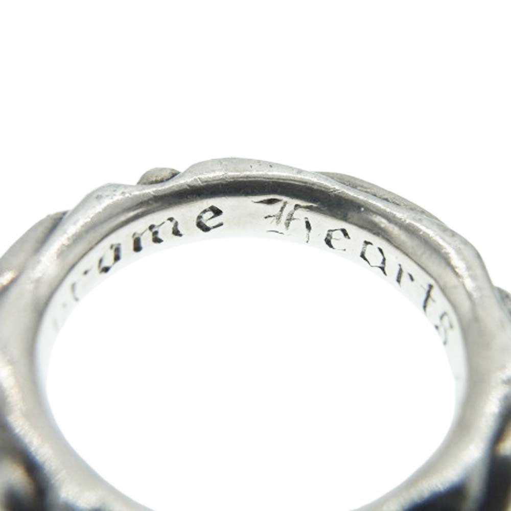 CHROME HEARTS クロムハーツ（原本無） SCRL BAND スクロール バンド リング シルバー系 11号【中古】