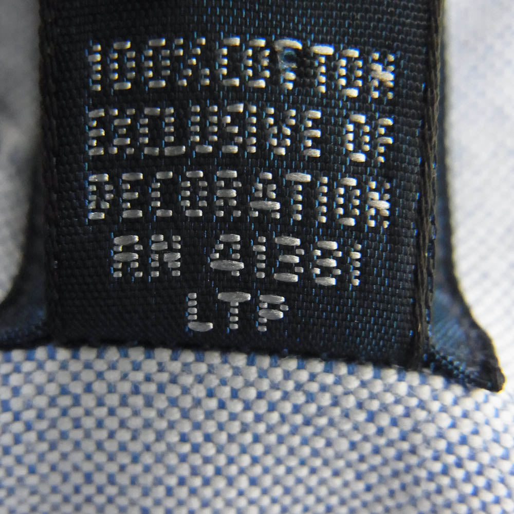 POLO RALPH LAUREN ポロ・ラルフローレン CUSTOM FIT ポニー刺繍 長袖 シャツ ブルー系【中古】