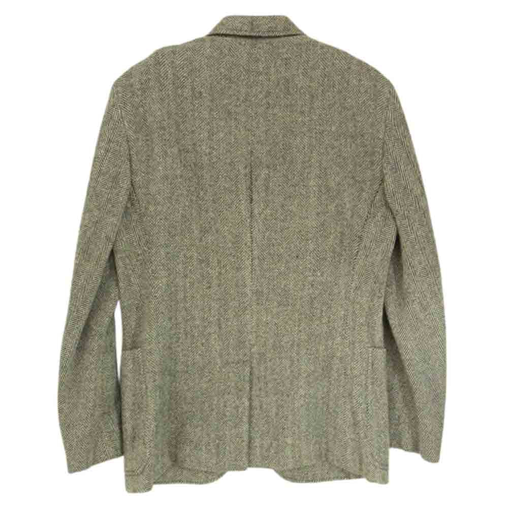POLO RALPH LAUREN ポロ・ラルフローレン 3B テーラード ウール ジャケット ブラック系 40S【中古】