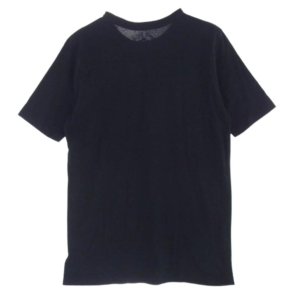 CHROME HEARTS クロムハーツ（原本無） 国内正規品 CHプラス レザーパッチ スクロールラベル ポケット付き 半袖 Tシャツ ブラック系 S【中古】