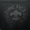 CHROME HEARTS クロムハーツ（原本無） 国内正規品 CHプラス レザーパッチ スクロールラベル ポケット付き 半袖 Tシャツ ブラック系 S【中古】