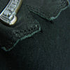 CHROME HEARTS クロムハーツ（原本無） 国内正規品 CHプラス レザーパッチ スクロールラベル ポケット付き 半袖 Tシャツ ブラック系 S【中古】