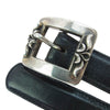 CHROME HEARTS クロムハーツ（原本無） OTJ 1.0inch 1インチ レザー ベルト 32inch ブラック系 32【中古】
