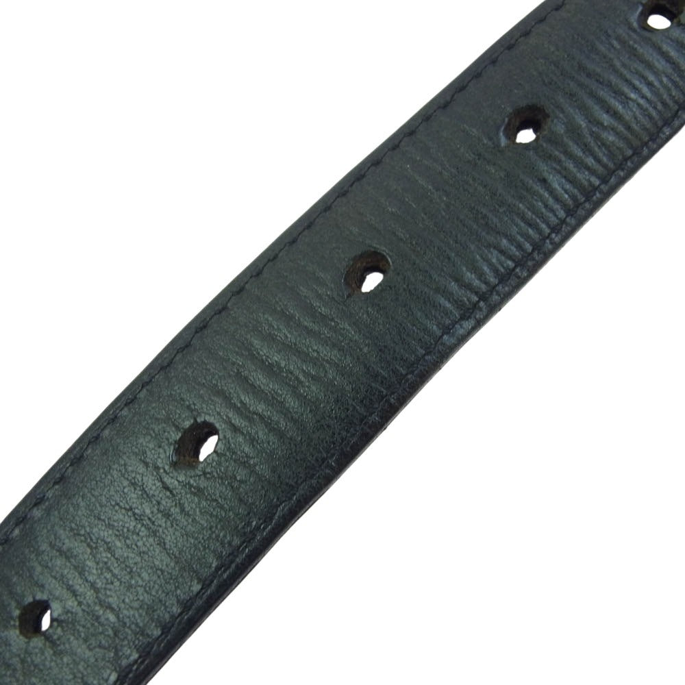 CHROME HEARTS クロムハーツ（原本無） OTJ 1.0inch 1インチ レザー ベルト 32inch ブラック系 32【中古】