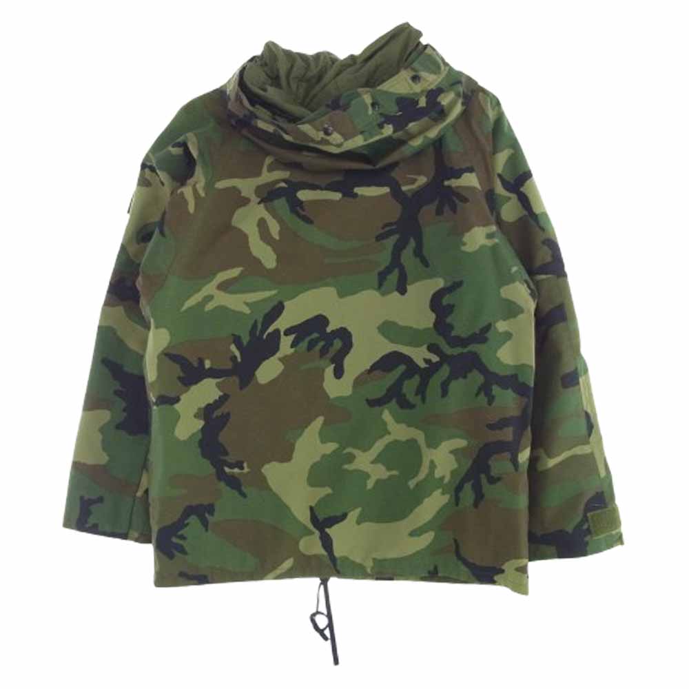 ALPHA アルファ 90's ECWCS ALPHA社製 PARKA COLD WEATHER CAMOUFLAGE カモフラージュ コールドウェザー パーカー カーキ系 M【中古】