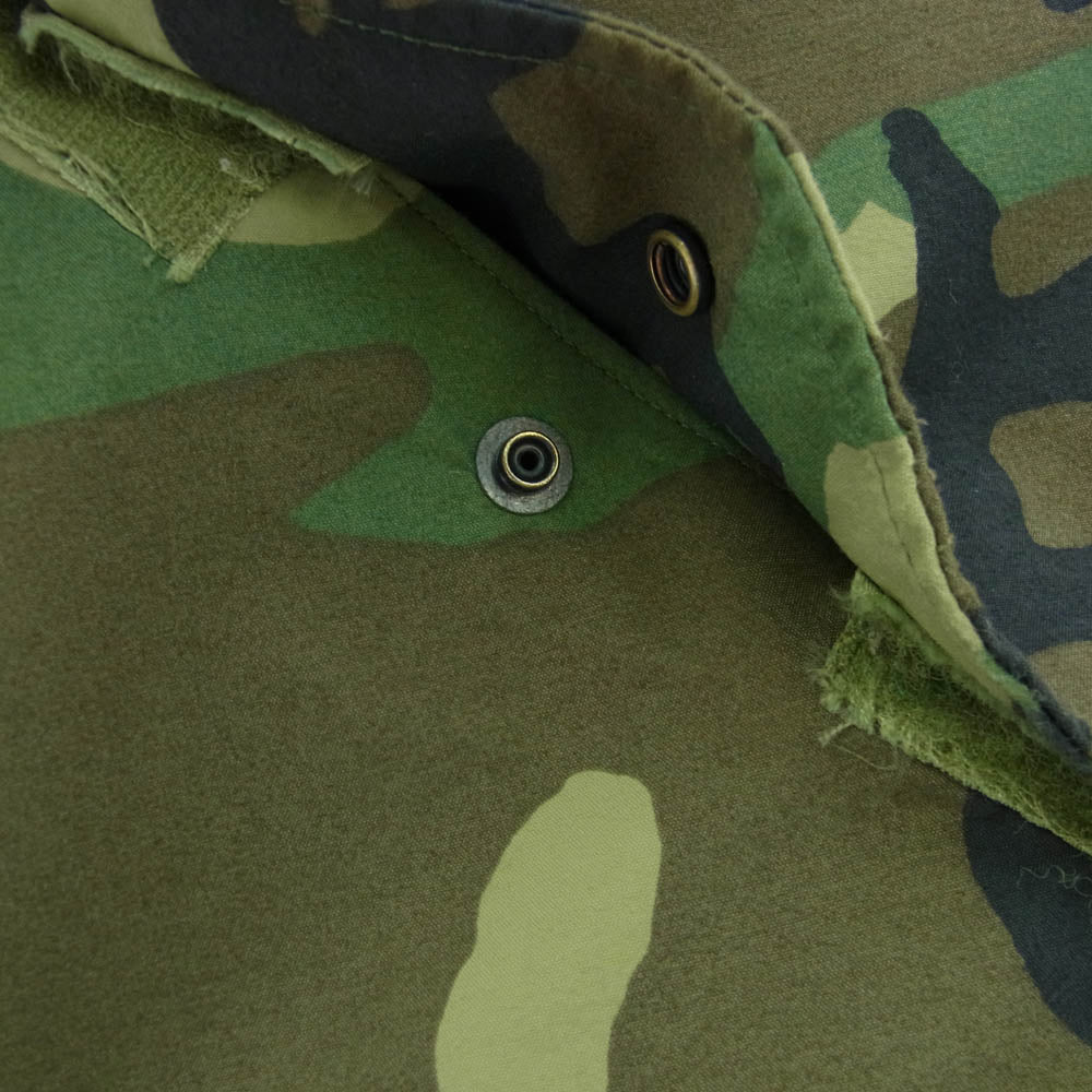 ALPHA アルファ 90's ECWCS ALPHA社製 PARKA COLD WEATHER CAMOUFLAGE カモフラージュ コールドウェザー パーカー カーキ系 M【中古】