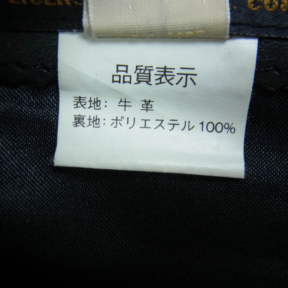 HARLEY DAVIDSON ハーレーダビッドソン カウレザー パンツ ブラック系 32【中古】