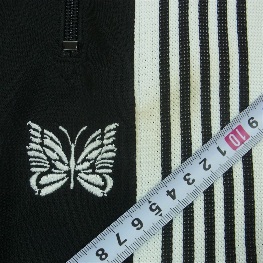 Needles ニードルス TRACK PANT トラック パンツ サイドライン ジャージ 日本製 ブラック系 L【中古】