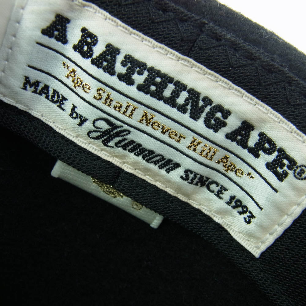 A BATHING APE アベイシングエイプ ウール 中折れ ハット ブラック系 M【中古】