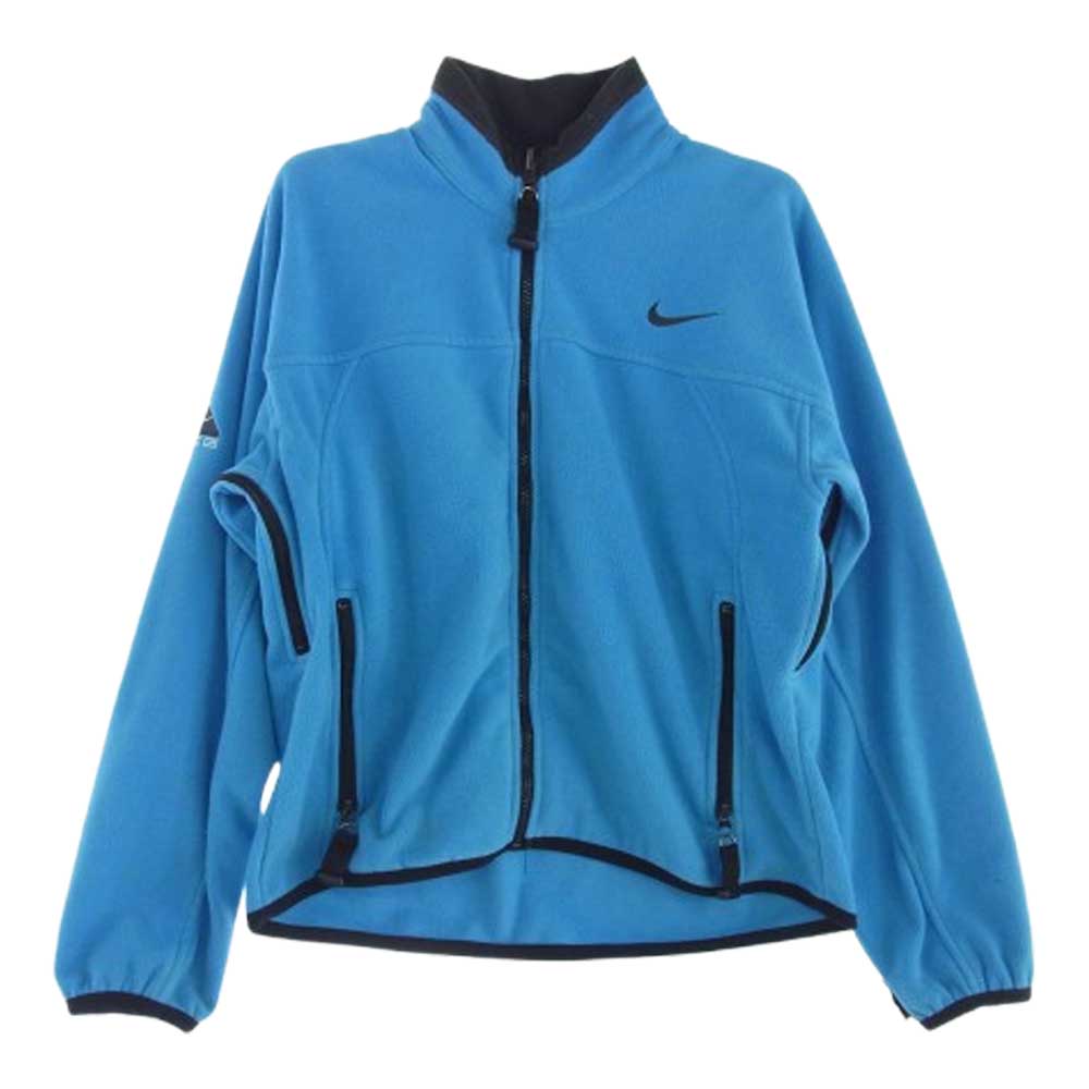ナイキエーシージー 00s ジップアップ フリース ジャケット ブルー系 S【中古】