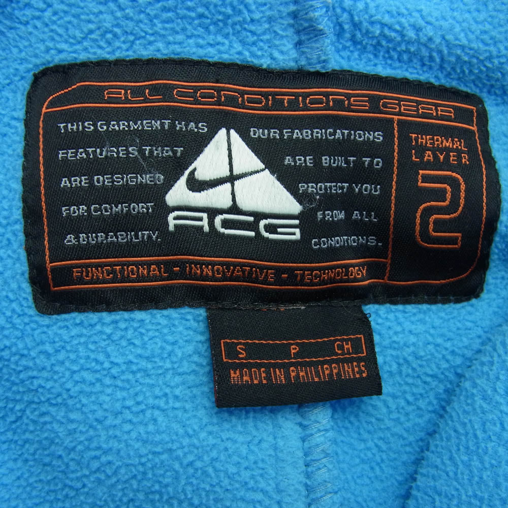 ナイキエーシージー 00s ジップアップ フリース ジャケット ブルー系 S【中古】