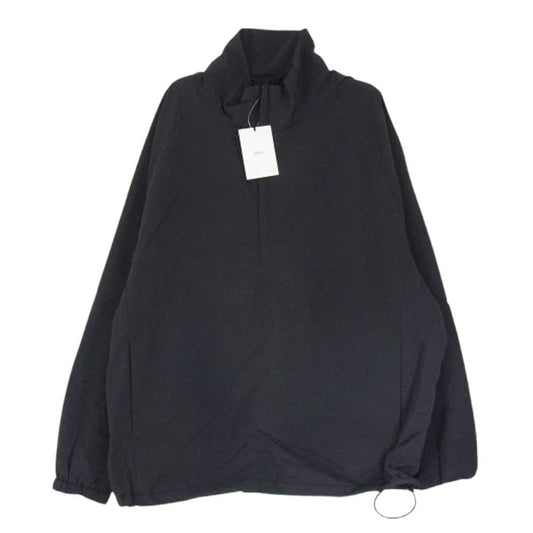 ssstein シュタイン 24SS ST.811 WINDPROOF NYLON HALF ZIP PULLOVER ハーフジップ ナイロン プルオーバー ジャケット ブラック系 S【中古】