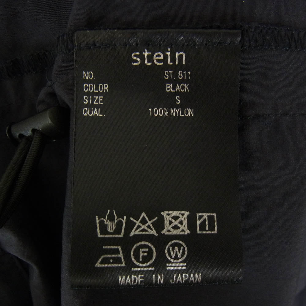 ssstein シュタイン 24SS ST.811 WINDPROOF NYLON HALF ZIP PULLOVER ハーフジップ ナイロン プルオーバー ジャケット ブラック系 S【中古】