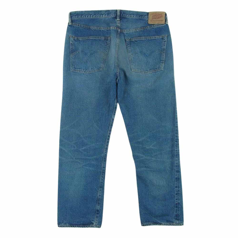 WAREHOUSE ウエアハウス FS001 FLAG SPORT フラッグスポーツ ボタンフライ 片ミミ デニム パンツ ジーンズ インディゴブルー系 36【中古】