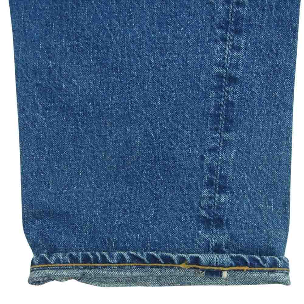 WAREHOUSE ウエアハウス FS001 FLAG SPORT フラッグスポーツ ボタンフライ 片ミミ デニム パンツ ジーンズ インディゴブルー系 36【中古】