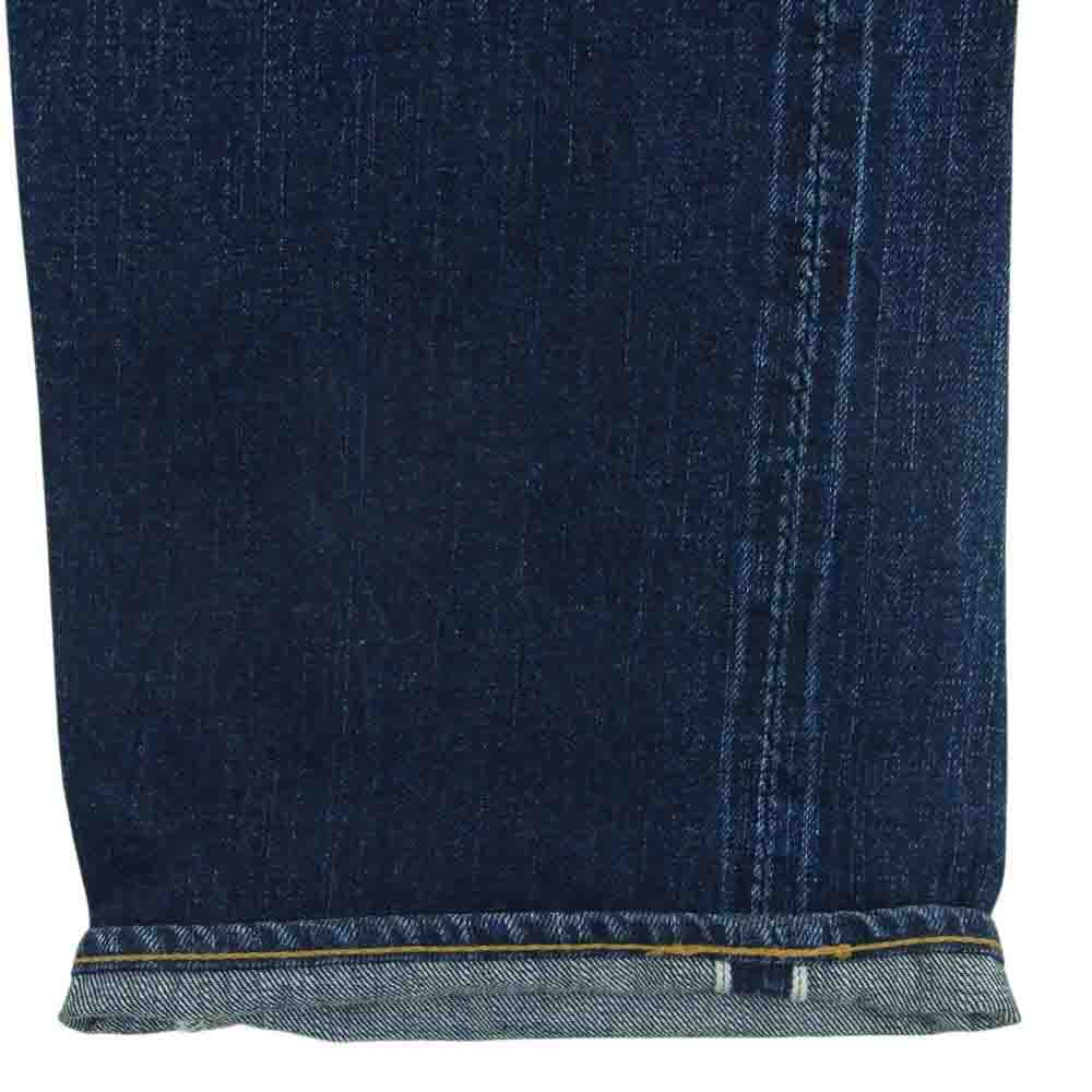 エターナル Lot801 加工 ボタンフライ セルビッチ デニム パンツ ジーンズ インディゴブルー系 36【中古】